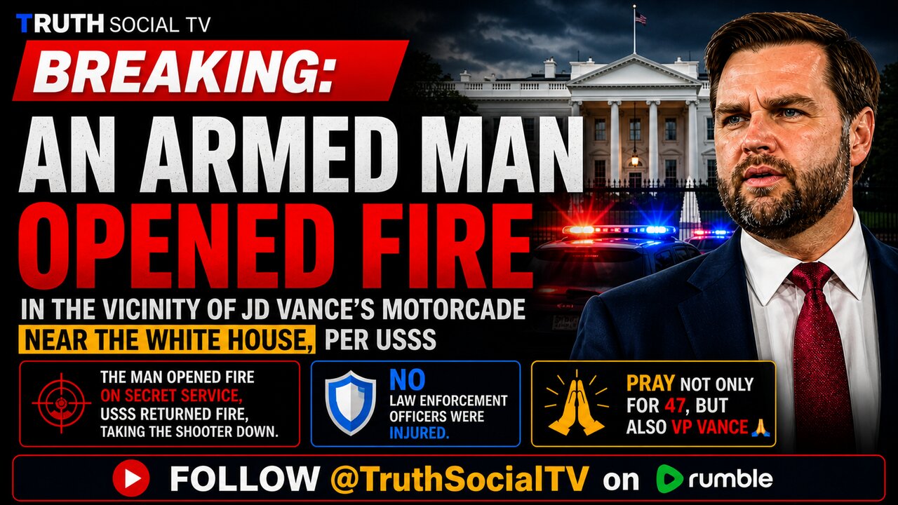 Armed Man Opens Fire Near VP Vance's Motorcade — Secret Service Takes Him Down