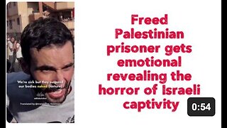 🇵🇸 Freed Palestinian prisoner gets emotional revealing the horror of Israeli captivity
