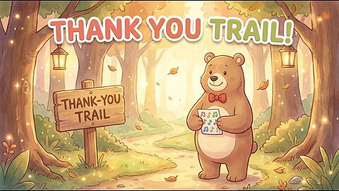 Bearington’s Thank-You Trail | A Cozy Gratitude Song for Kids 🌲💛 | PopSoar
