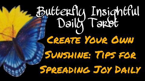 The Ripple Effect: Supporting Others for a Brighter Tomorrow Butterfly Insightful Daily Tarot