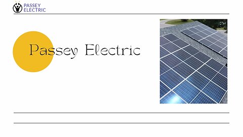 Passey Electric Powers Your Home with Smart Solar Solutions