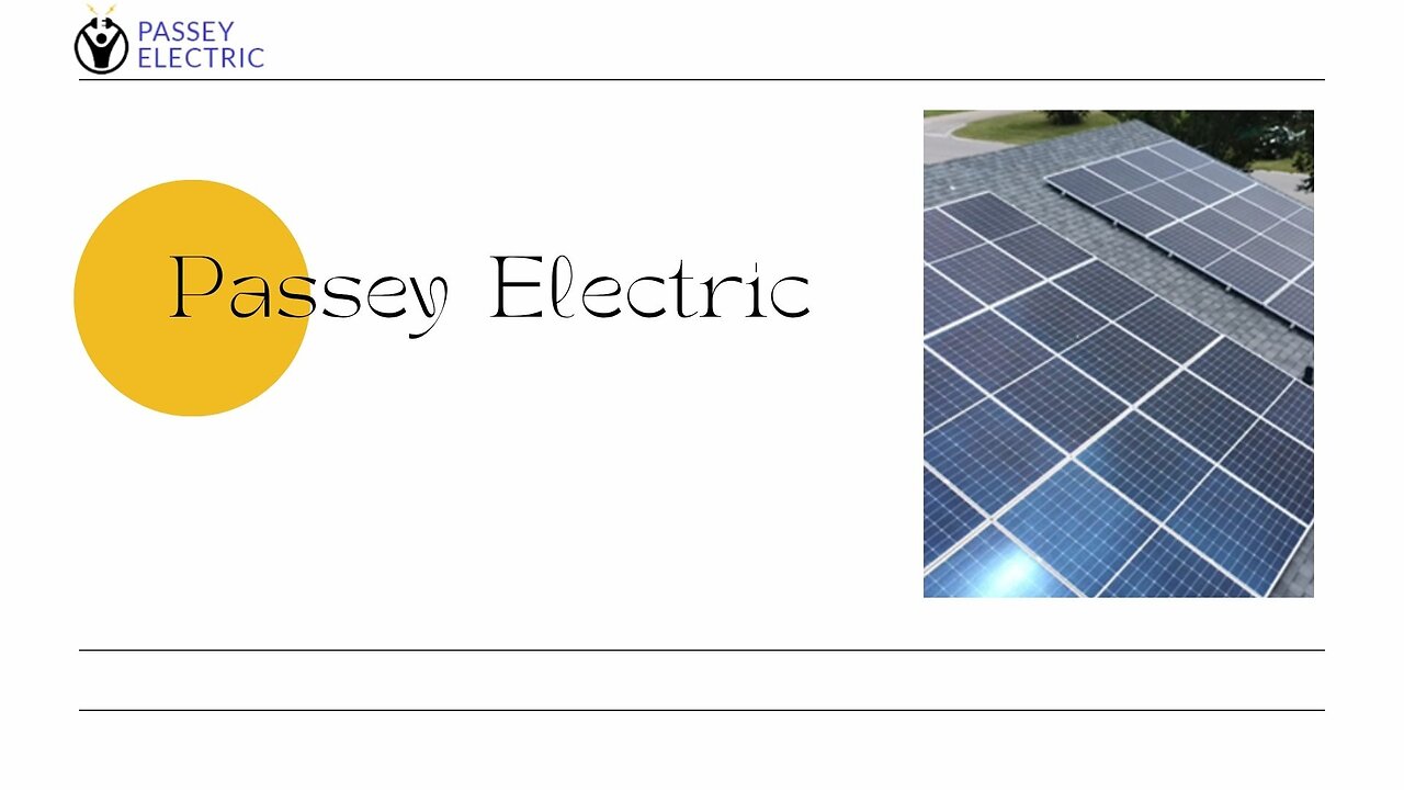 Passey Electric Powers Your Home with Smart Solar Solutions