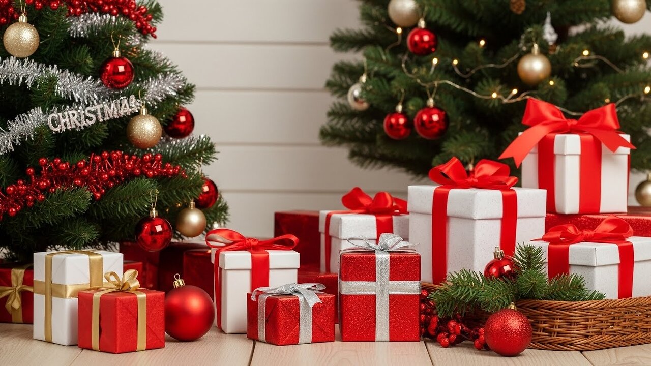 Wrapped in Red and Green [Music]