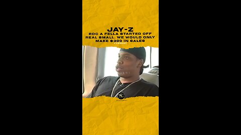 @jayz RocAFella started off real small we would only make $300 in sales. #jayz 🎥 @bet