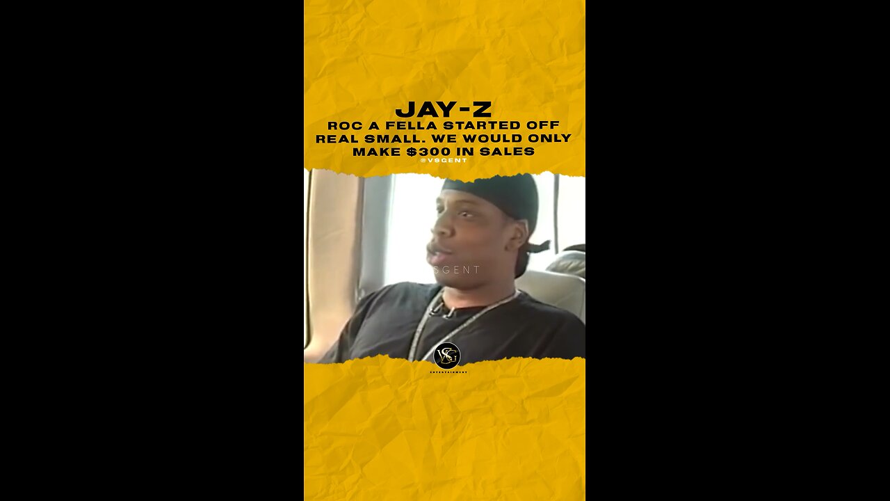 @jayz RocAFella started off real small we would only make $300 in sales. #jayz 🎥 @bet