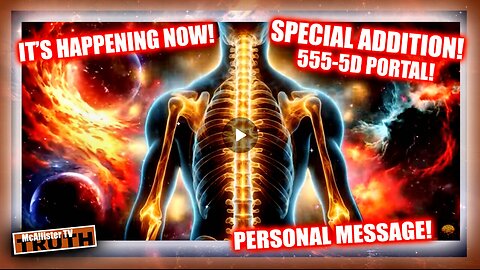 BACK INJURY! MASSIVE 5D PORTAL! ASCENSION INFO! JUDGES AND MARTIAL LAW! MD DAD! AFFIRMATIONS!