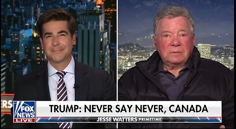 William Shatner on whether Trump is 'serious' about making Canada a state
