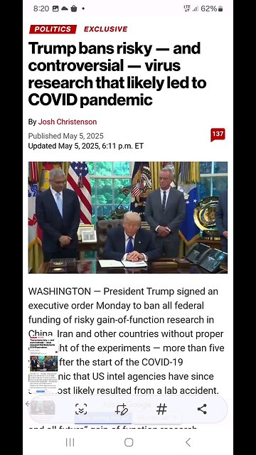 The United States Bans Gain Of Function Research