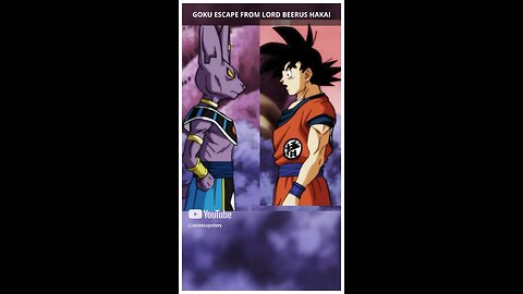 Lord Beerus using his hakai at goku 💀💥#shortsfeed #goku #lordbeerus #whis #grandzeno #dbs