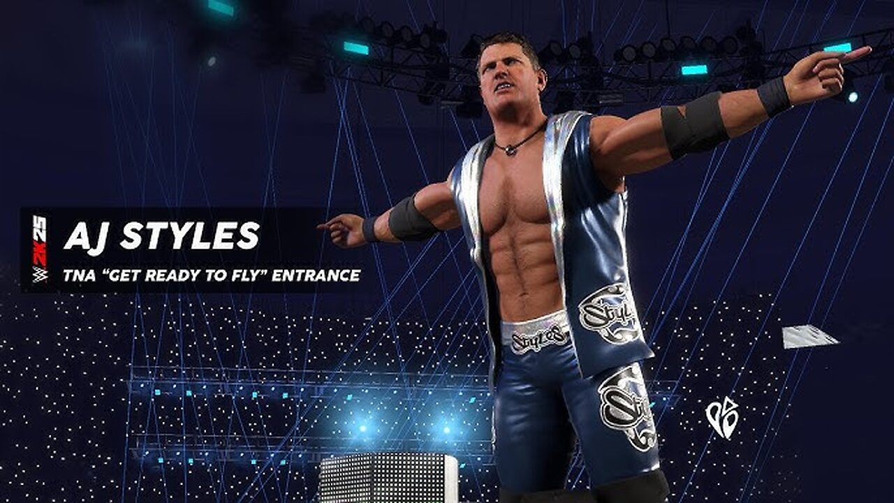 WWE 2k25 Retro AJ Styles Entrance
