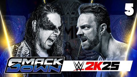 WWE 2K25 Smackdown March 7 2025 - Match 5: LA Knight is back on top!