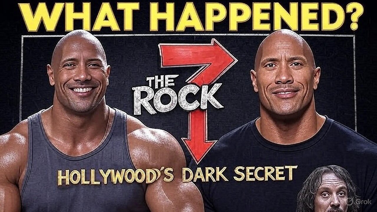 The Rock's Drastic Transformation: Hollywood's Darkest Secret Exposed?
