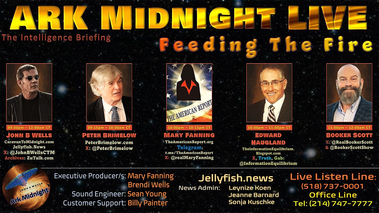 The Intelligence Briefing /Feeding the Fire - John B Wells LIVE