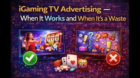 iGaming TV Advertising - When It Works and When It’s a Waste