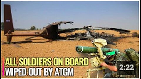 "Transport Helicopter with 50 Israeli Soldiers Exploded by Palestinian Fighters"