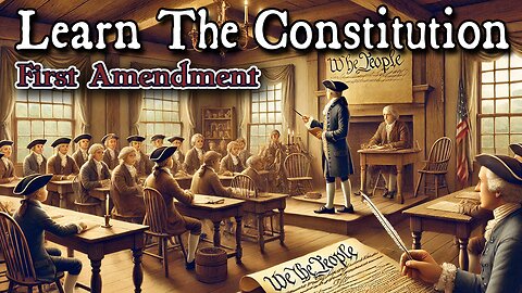 Learning The Constitution | First Amendment