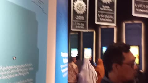 visiting the rasulullah gallery at al jabbar mosque in bandung city