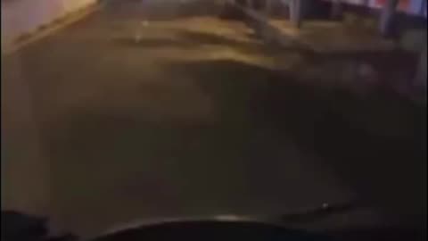 The Moment a Cement Truck Driver Experienced Brake Failure