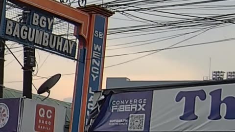 Long Waiting Shed in Barangay Bagumbuhay in Quezon City, Philippines