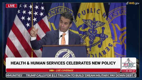 WATCH: Commissioner Makary Explains the Importance of New Nutrition Guidelines - 1/8/26