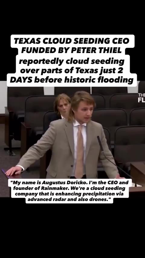 They are causing these floods…