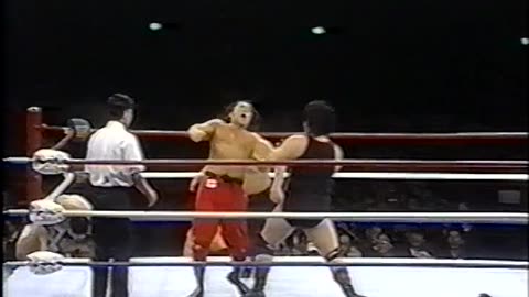 (1991.03.30) Sugawara, Orihara, Fuyuki & Kitahara vs Arakawa, Niikura, Tsurumi & Oya - WWF/SWS