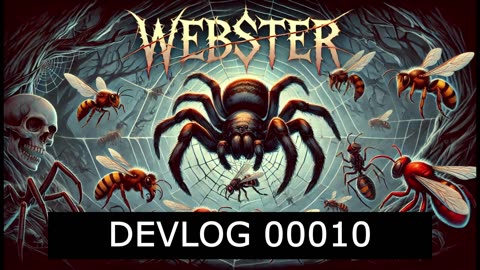 WEBSTER DEV DIARY 00010 - LAYER ISSUES | FLY Fly in from behind Camera | 3D Sound | Fixed some UI