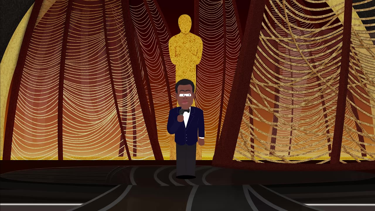 A9E Will Smith SLAPS Chris Rock at Oscars 2022 - South Park Animated