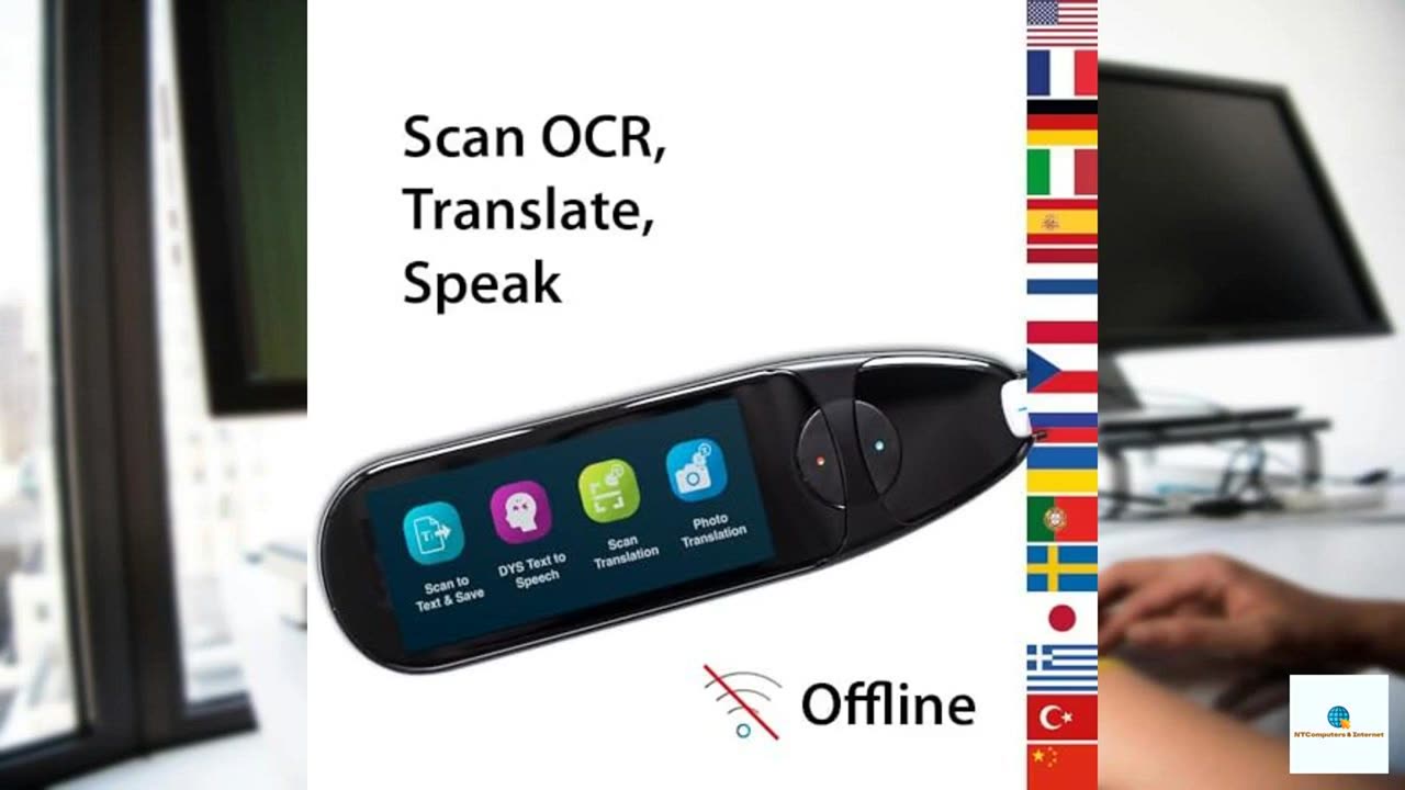 IRISPen Air 8:no WiFi,Scanner,Translation Pen,Reading Pen,Translator 16 Languages Offline,