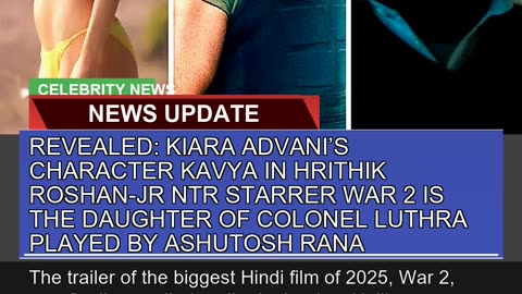 Revealed Kiara Advanis Character Kavya in Hrithi