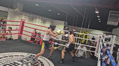 Joey sparring Tommy 7/22/25