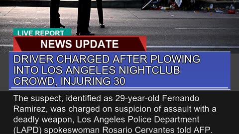 Driver Charged After Plowing Into Los Angeles Nigh