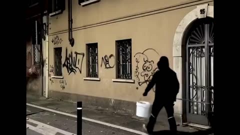 🤯✨ Watch An Anonymous Artist Repaint Walls With Love! | FeedMyCuriosity