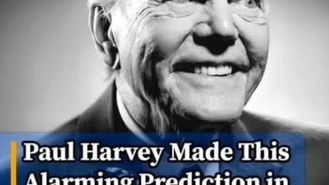 1965 Paul Harvey Prediction, Remarkably Accurate!