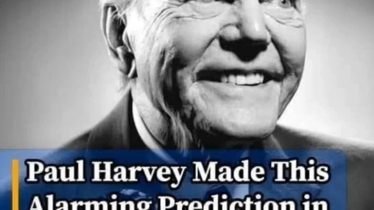 1965 Paul Harvey Prediction, Remarkably Accurate!