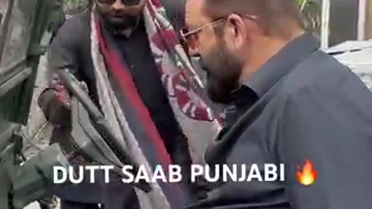 sunjay dutt with amrit maan punjabi singer