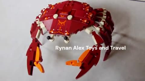 Giant Lego Crab Sea Creatures