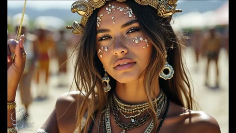 Trance EDM Dubstep - Burning Man Moments in Time - Cinematic Music Video