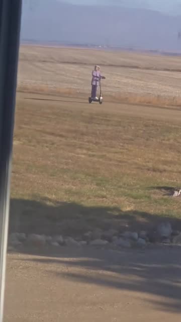 Dirt Road Scooter Fail