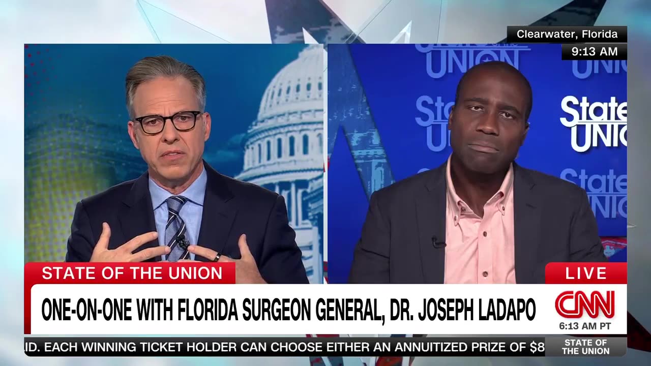 CNN host 'shocked' as official admits Florida didn't analyze vaccine mandate before ban