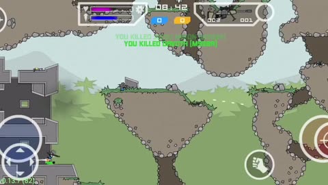 Mini militia playing with pro legendary players