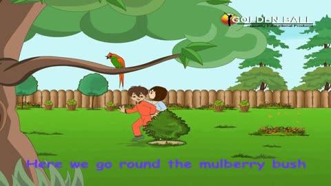 Here We Go Round The Mulberry Bush, So Early In The Morning Nursery Rhyme I Kids Songs _ Poems