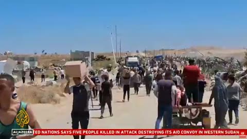 Journalist Hind Khoudary reports on the U.S. aid distribution centers across Gaza