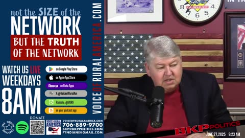 LIVESTREAM - 8:00am ET - Voice of Rural America with BKP