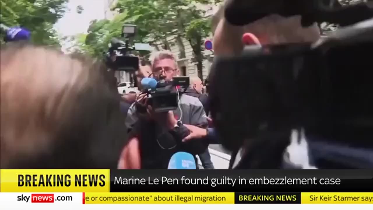 Marine Le Pen found guilty in embezzlement trial and is now barred from running for office in France