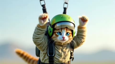 Kathy the Cat's EPIC Skydiving Adventure!