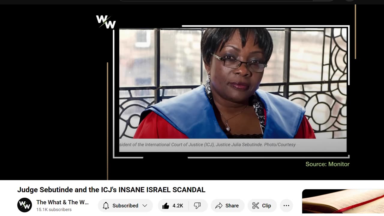 ICJ Judge Julia Sebutinde