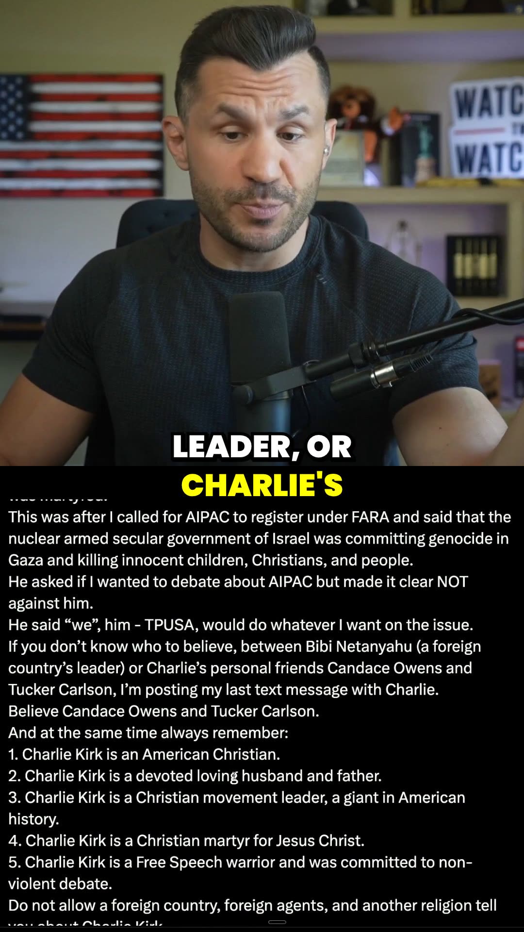 MTG Calls Charlie Kirk a Christian MARTYR