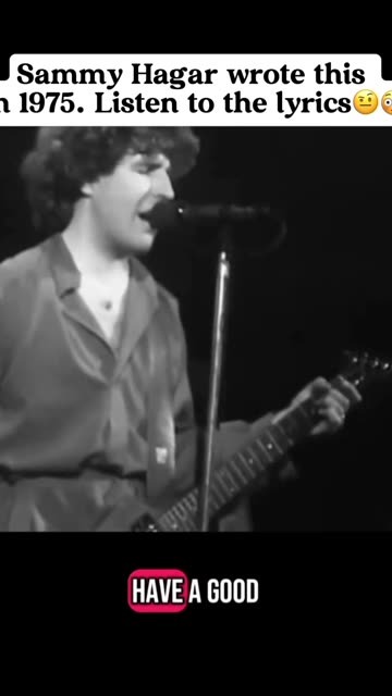 Sammy Hagar Wrote These Lyrics 50 Years Ago - Tell Me This Is Not Predictive Programming By A False Idol