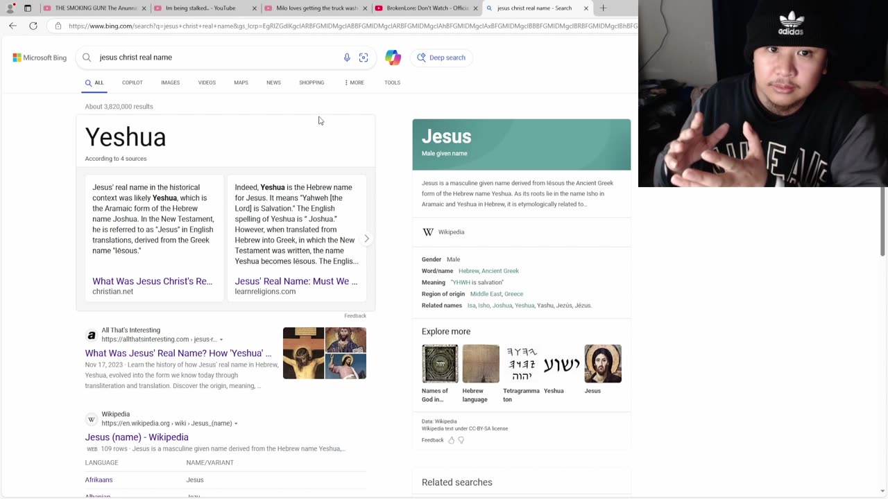 jesus christ name is yehoshua!